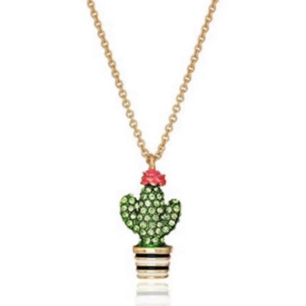NWT Kate Spade Cactus Necklace